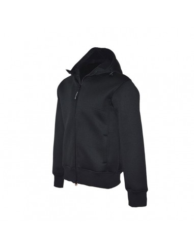 Felpa in misto Cotone con zip lunga...