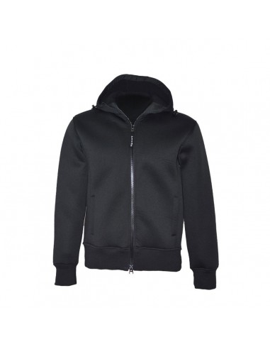 Felpa in misto Cotone con zip lunga...