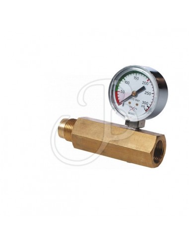 M225 Adapter with pressure gauge for...