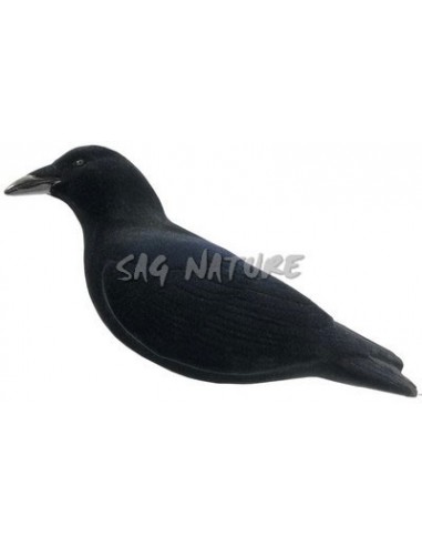 Flocked Crow Set - 3 Piece Pack -...