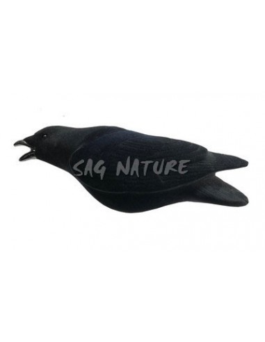 Flocked Crow Set - 3 Piece Pack -...