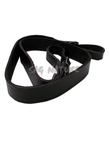 Strap - Dark Leather Rifle Sling -...
