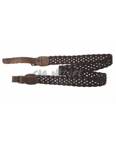 Braided Leather Derivative Strap...