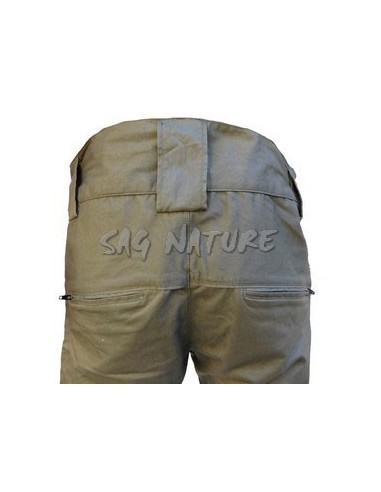 Pantalon Castore en coton stretch et...