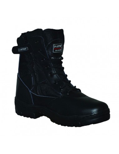 Scarpone SIDE ZIP BLACK - colore Nero...