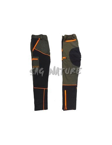 Pantalón Antares de algodón elástico...