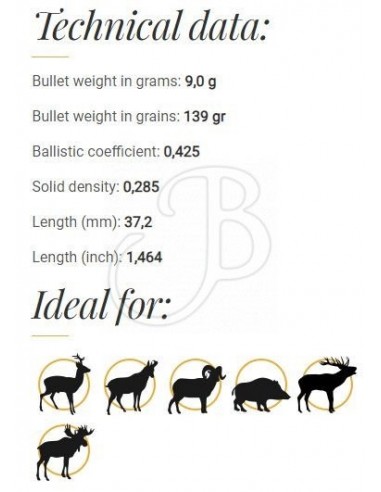 Fox Balls Class. Hunter 6.5mm (.264)...