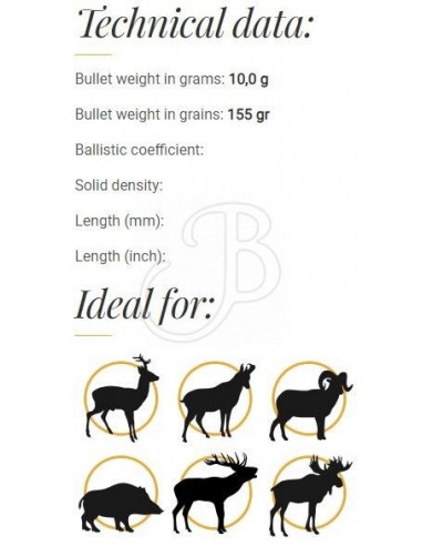 Balas Fox Classic Hunter .306 155gr -...
