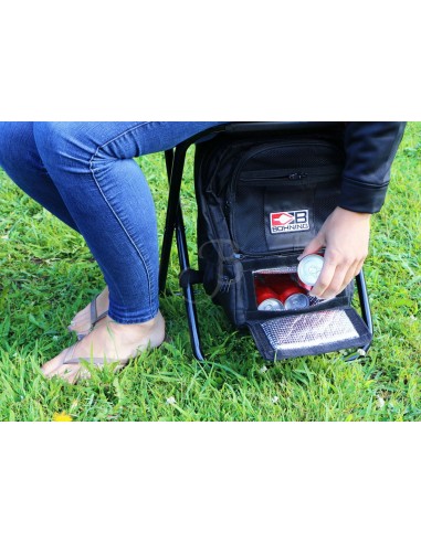 Mochila + Taburete Negro - BOHNING