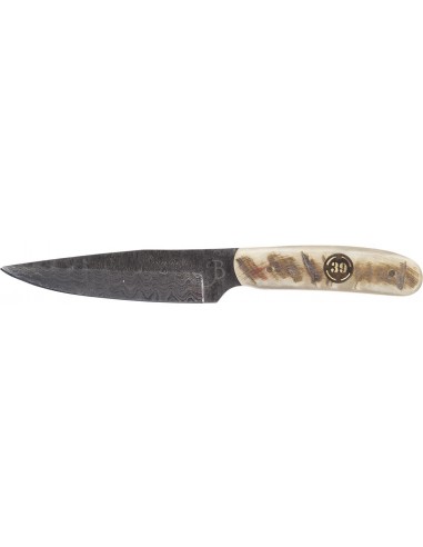 Couteau Damas Nicker - Corne - 39OUTDOOR