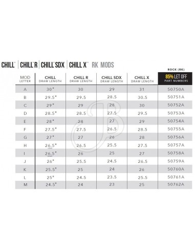 Arco Chill Black 23-30' 70 Lbs Mano...