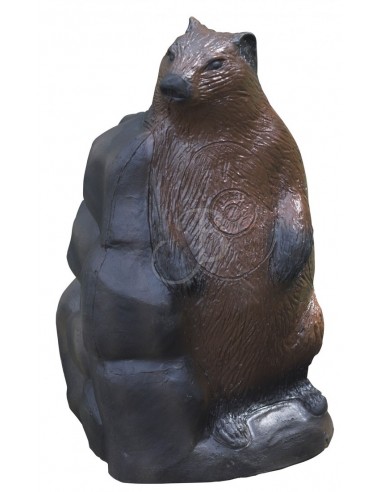3d Marmot Standing Silhouette - A.A.