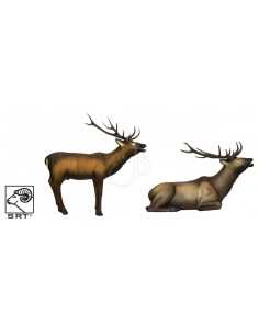 3D Deer Silhouette Set - SRT
