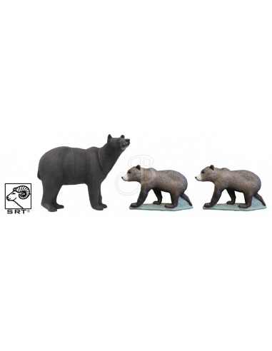 Brown Bear 3D Silhouette Set - SRT