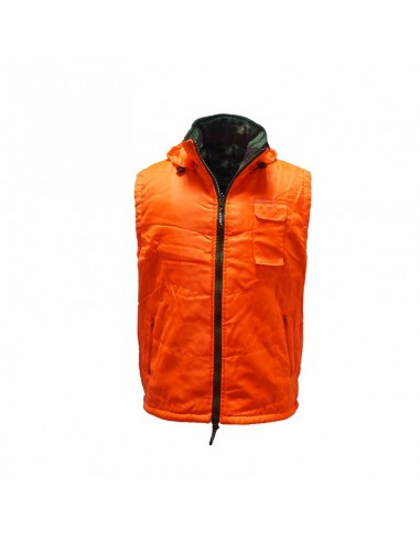 Gilet Imbottito Reversibile Verde Art...