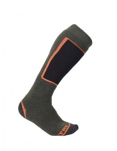 Chaussette Pêche Chasse Vert/Orange...
