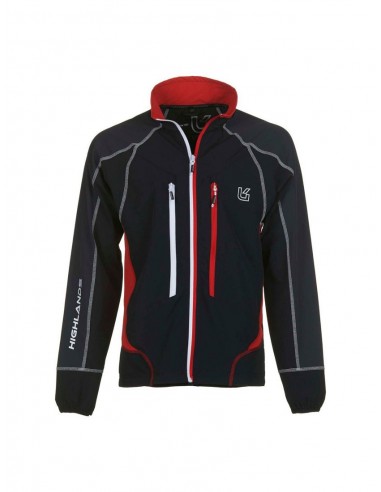 Chaqueta elástica Andalo negro-gris -...