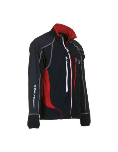 Chaqueta elástica Andalo negro-gris -...