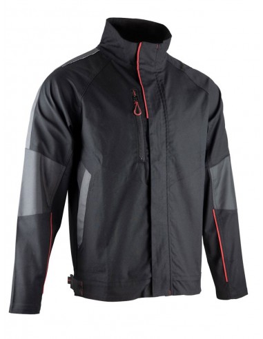 Black Epoxy Stretch Work Jacket - LMA