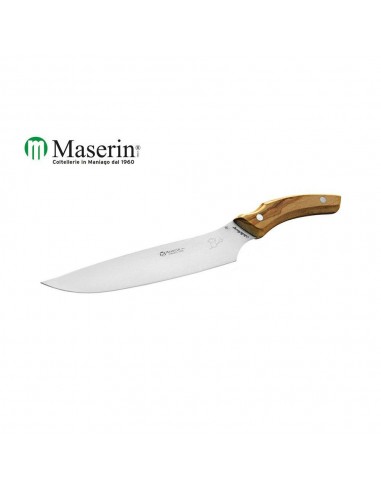 Kitchen Knife Olive Handle cm.20 -...