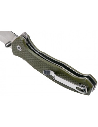 Couteau de sport, manche vert G10,...