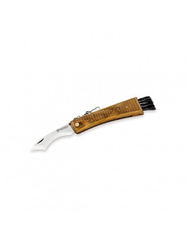 Engraved Olive Mushroom Knife - MASERIN