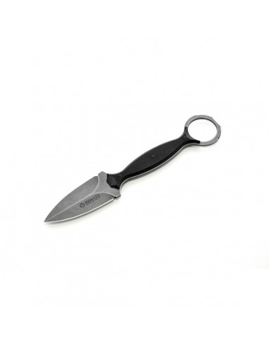 Neck Knife, N690 Blade, Black G10...