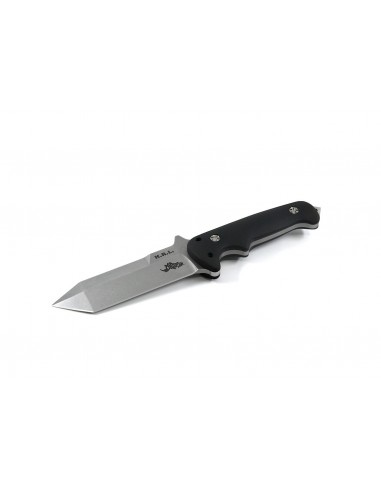 Diceros Knife, D2 Steel Blade, Black...