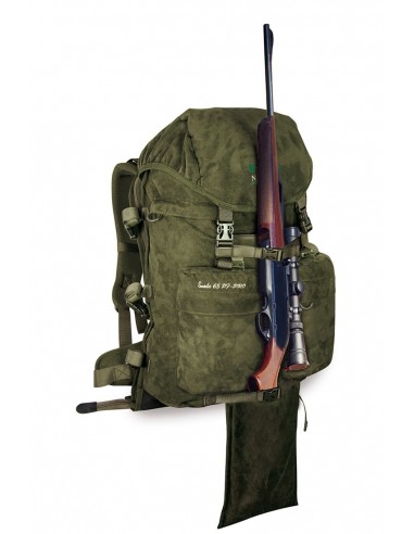 GAME BACKPACK in SUEDE with rifle...