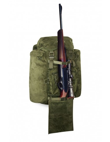 GAME BACKPACK in SUEDE with rifle...