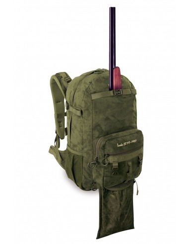 GAME BACKPACK in SUEDE with rifle...