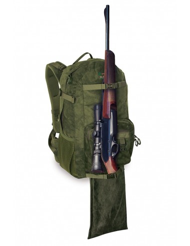 GAME BACKPACK in SUEDE with rifle...