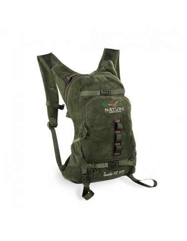 SUEDE HUNTING BACKPACK with rifle...