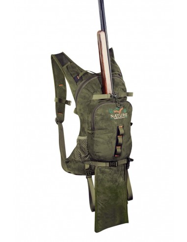 SUEDE HUNTING BACKPACK with rifle...