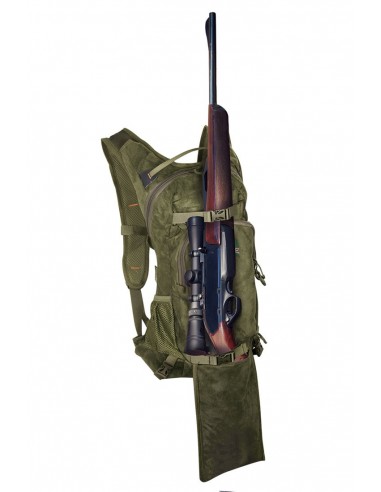 SUEDE HUNTING BACKPACK with rifle...