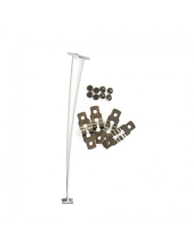 Technical gaiter with steel cable...