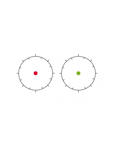 "NUCLEAR" 1x22 point rouge/vert avec...