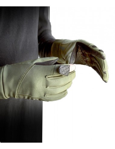 ARDITO Green gloves with index finger...
