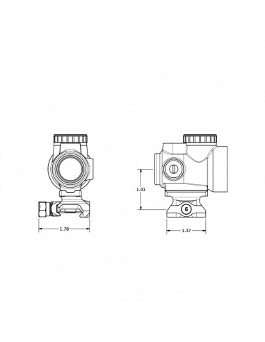 Base For Red Dot Trijicon Mro Super...