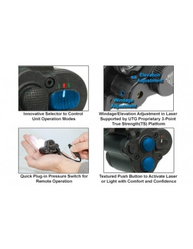 Torche Led Compacte 120 Lumen + Laser...