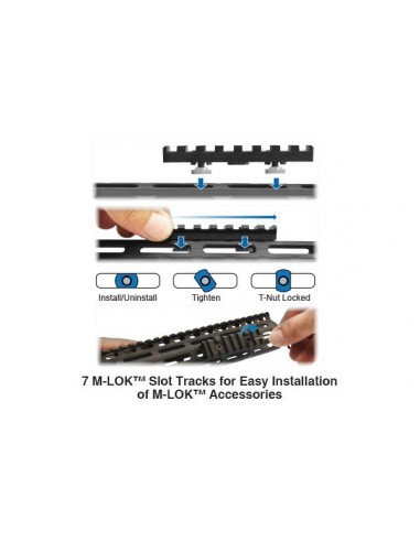 17" Free Float Super Slim Handguard...