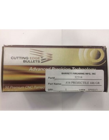 Bullets solid calibor 416 da 446grain...