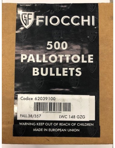 PALLE PIOMBO WC Calibro 38/357da...