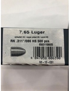 Bullets ram caliber 7,65 da...