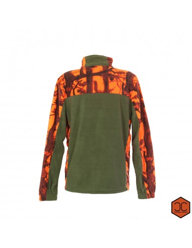 Polaire bicolore vert-orange - CAPONE...