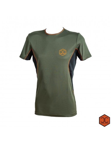Green/Black Stretch Technical T-Shirt...