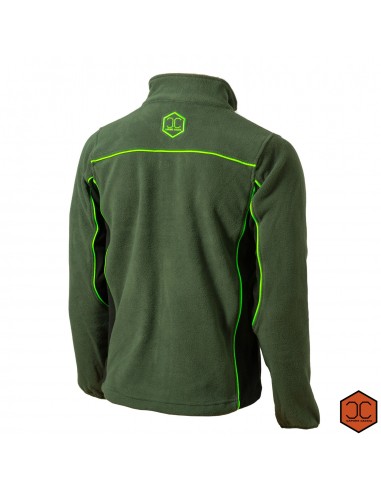 GREEN FLUO technical polar fleece -...