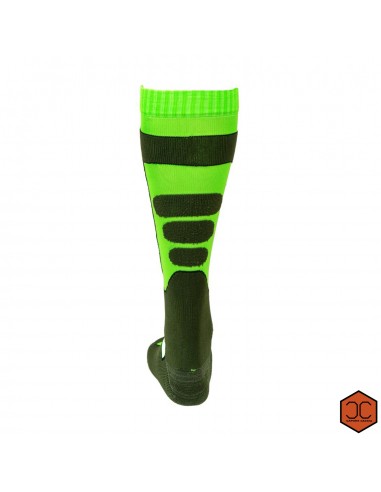 Chaussette technique vert fluo -...