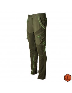 Pantalon Cortina vert fluo...