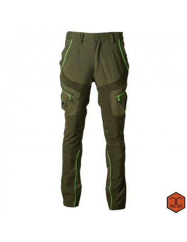 Cortina Green Fluo Trousers - CAPONE...